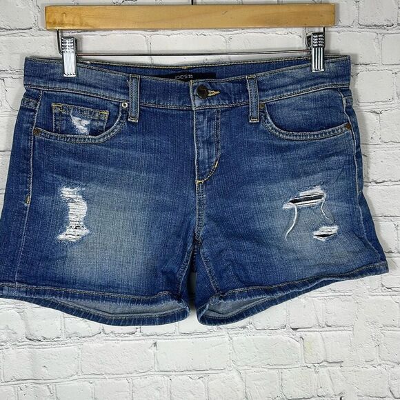 Joes Jeans Mini Jean Shorts Distressed Penelope size 28 OPZP4750 - Picture 1 of 9